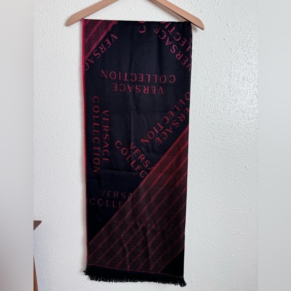 Versace Collection Ombré Oversized Scarf Stole Shawl - Picture 7 of 9